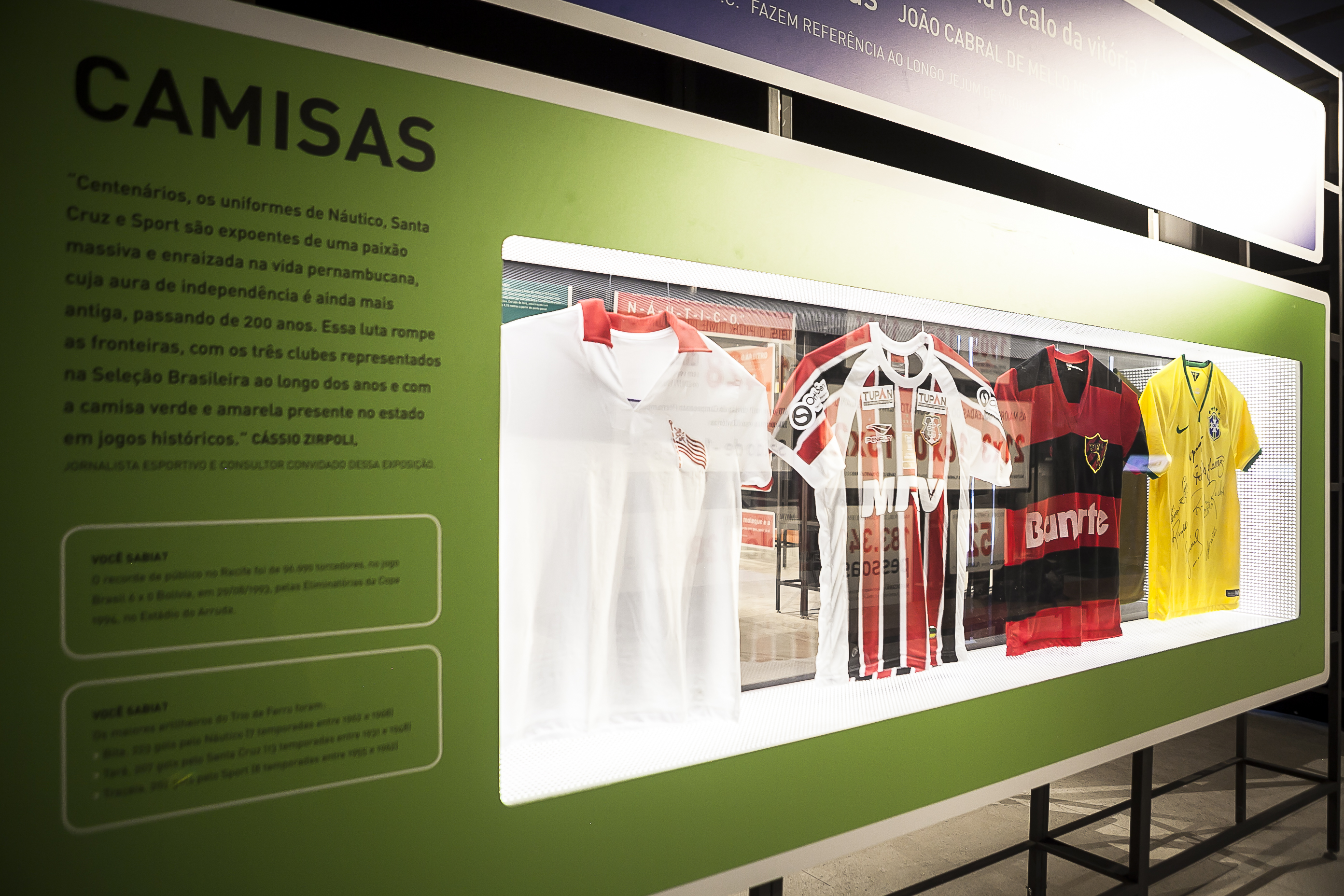 Museu do Futebol na Área em Recife - Foto: Tom Cabral / Secretaria da Cultura do Estado de São Paulo